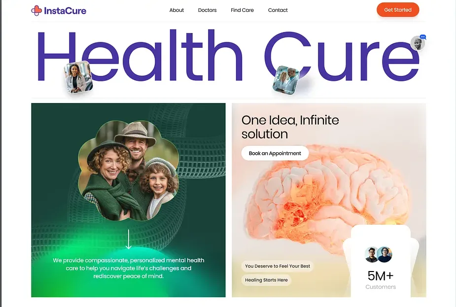 Instacure health platform preview